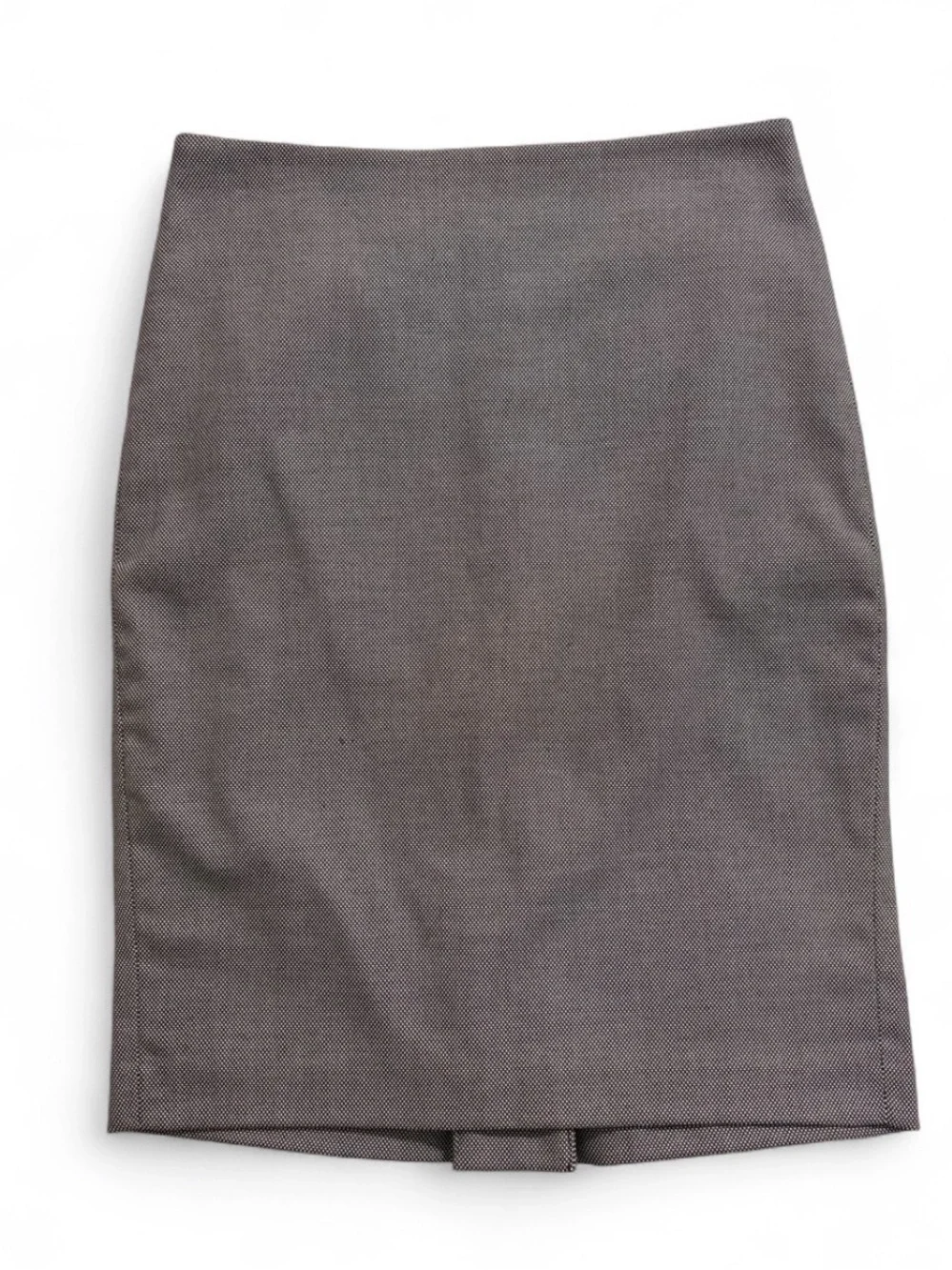 Women's Black With White Dots Tailored Pencil Skirt - Sleek Office Staple